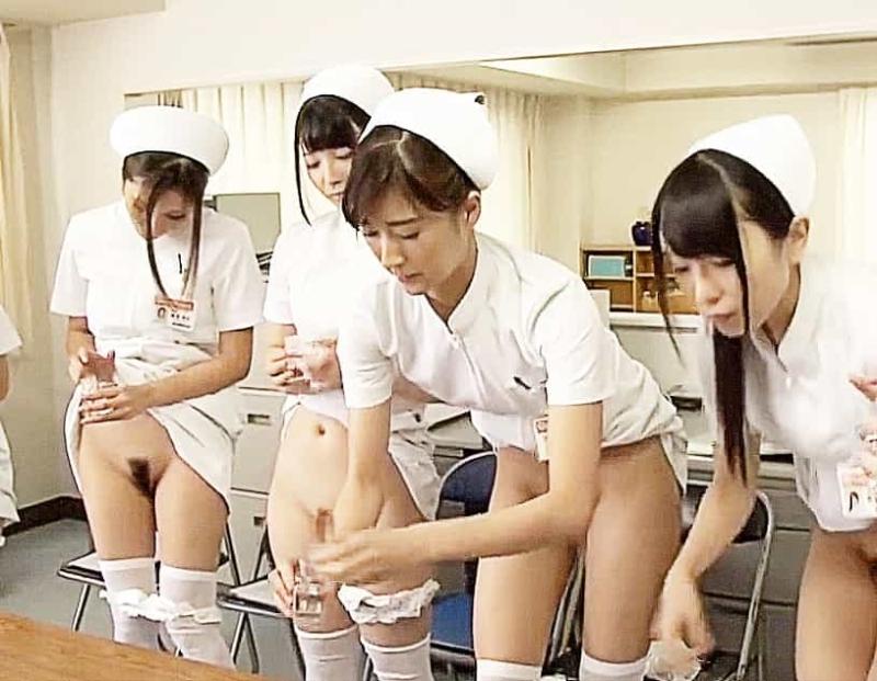 性交クリニック『さっそく試してみましょう』看護師ミーティングで新開発ローションを試用患者に手コキ 上原亜衣 波多野結衣